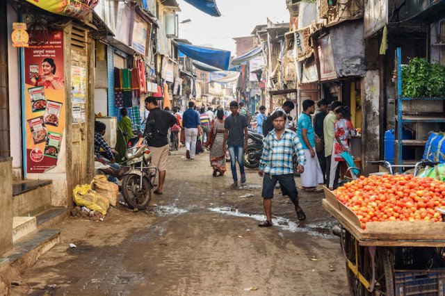 Dharavi slum 